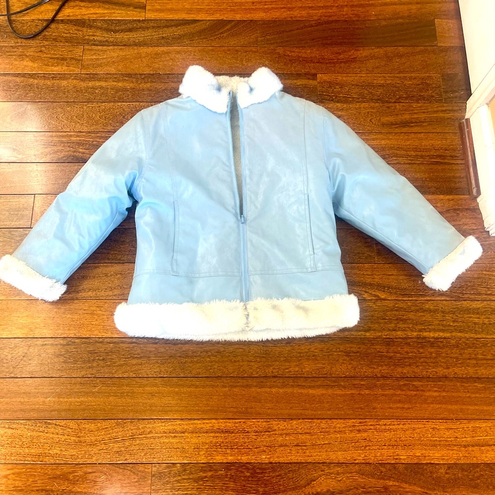 Baby Powder Blue Winter Youth Coat